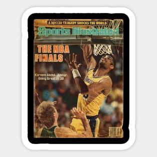 COVER SPORT - SPORT ILLUSTRATED - THE NBA FINALS 1985 Sticker